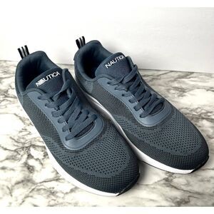 Nautica Lightweight Mesh Lace Up Sneaker Blue White Women Size 8.5 Finnian